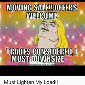 Moving sale!
